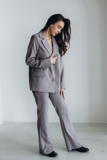 Штани сірі кльош [079-0224]