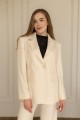 Піджак з поясом ванільного кольору "Мілана" [103-0126]