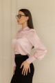  Блуза з комірцем рожевого кольору "Мілана" [032-1225]