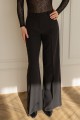 Штани чорні низької посадки "Келі" [070-0426]