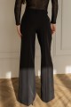 Штани чорні низької посадки "Келі" [070-0426]