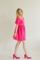 Сукня яскраво-рожевого кольору 022-0723