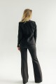 Пиджак черный с золотистыми пуговицами 100-0823