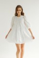 Сукня з прошви біла 021-0523