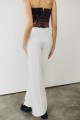 Штани прямого крою білі "Мілана" [071-0625]